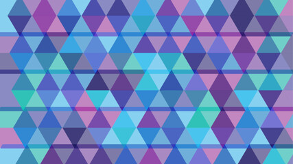 Abstract colorful seamless geometric pattern polygon mosaic vector background illustration. Modern geometric abstract seamless pattern vector background. Colorful trendy low poly background design.