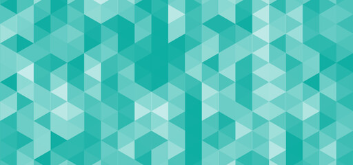 Abstract colorful seamless geometric pattern polygon mosaic vector background illustration. Modern geometric abstract seamless pattern vector background. Colorful trendy low poly background design.