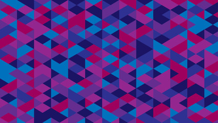 Abstract colorful seamless geometric pattern polygon mosaic vector background illustration,	