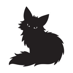 vector illustration of a fox