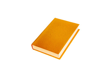 printed literary old book brown yellow color lies , photo with transparent background