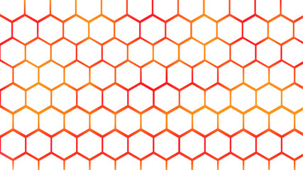 Honeycomb abstract yellow and orange hexagon pattern vector artwork. Yellow honeycomb border background. Abstract background with honeycomb shapes.