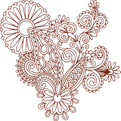 Beautiful Mandala Art and Vector Mandala Design Image.