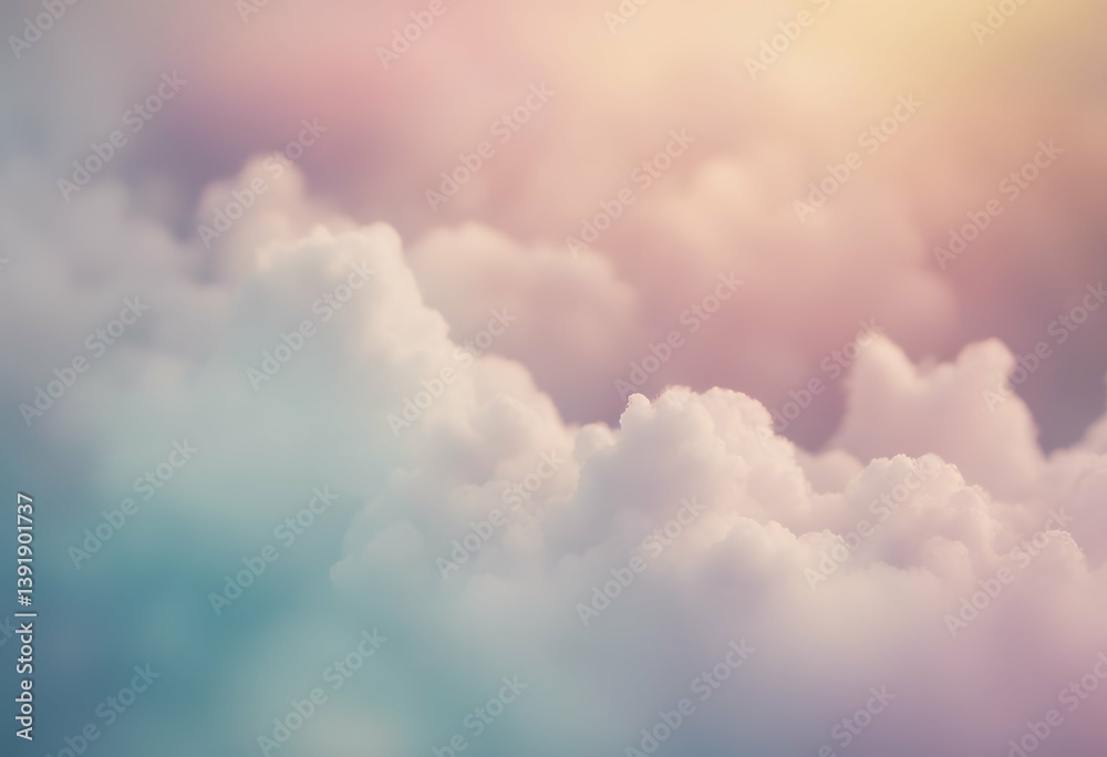 Poster beautiful bokeh presentation blurred card concept soft gradient wedding multicolored cloud abstract 