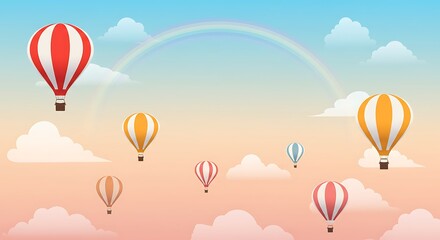 Rainbow's Embrace AI Generated