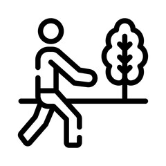 walking line icon
