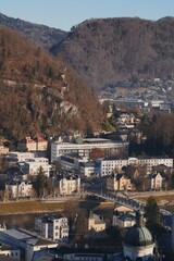 Fototapeta premium Winter in Salzburg, A Silent City of Sound