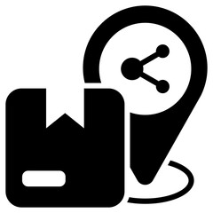 Distribution Glyph Icon