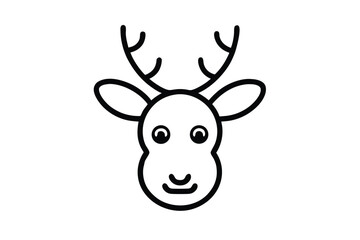 deer head vector