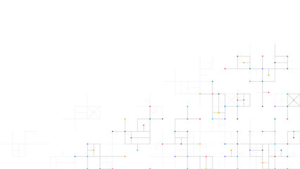 Minimalistic texture with linear squares pattern. Creative idea of modern design with abstract geometric background