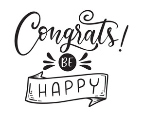 Greetings lettering set