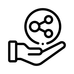 sharing line icon