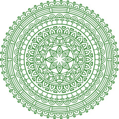 Beautiful Mandala Art and Vector Mandala Design Image.