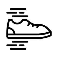 shoes line icon