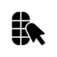 Pointer on Color Picker Circle Icon