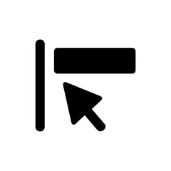 Text I Cursor with Highlight Bar for Text Editing