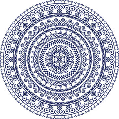 Beautiful Mandala Art and Vector Mandala Design Image.