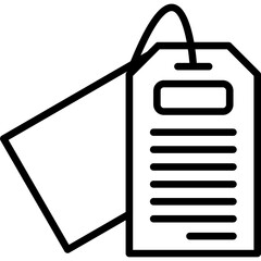 Obraz premium Label Icon Vector Element