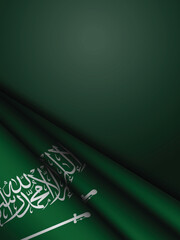 Creative Design of Kingdom of Saudi Arabia with National Identity