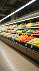 Fresh Produce Aisle: Vibrant Colors & Healthy Choices at the Grocery Store | Fruits, Vegetables, Shopping