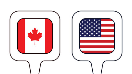 National Design Featuring the USA and Canada Identity