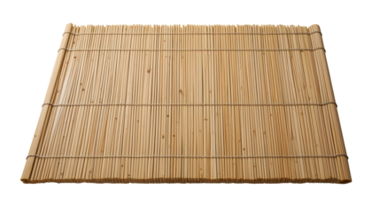 ia generated. bamboo mat isolated