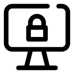 Security dashed line icon