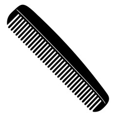sleek vector illustration of a comb,