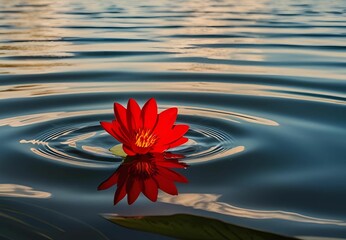 flowers on the water surface