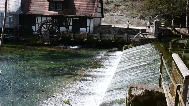 Blautopf &ndash; The Turquoise Spring of Blaubeuren, Germany