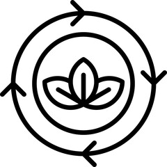 Recycle Icon Vector Element