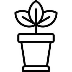 Plant Icon Vector Element