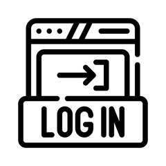 login line icon