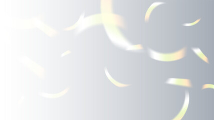 Multicolored light effect and zigzag ribbons and flare transparent effects.