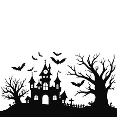 spooky halloween background
