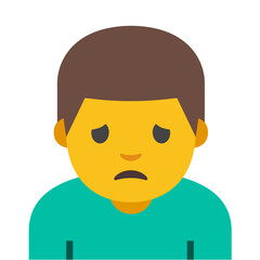 Unhappy Boy Emoji
