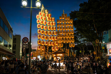 Akita kanto festival, august 2024, in Japan