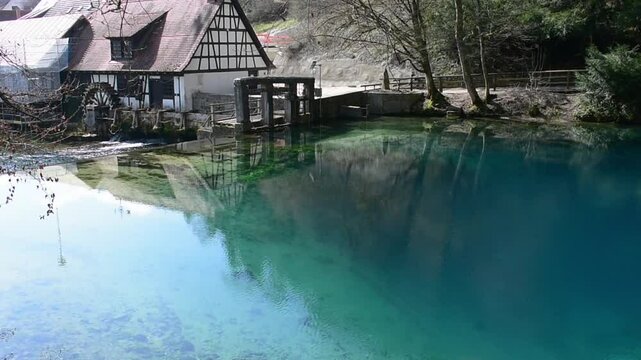 Blautopf &ndash; The Turquoise Spring of Blaubeuren, Germany