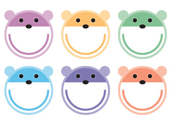 유치원 동물 이름표 라벨 세트_견학목걸이