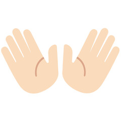 Raised Hands Light Skin
