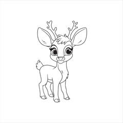 Deer vector premium 