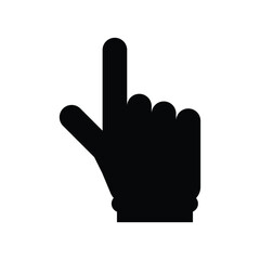 hand cursor icon, vector illustration