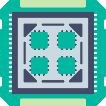 Multi-Core Processor Icon