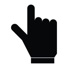hand cursor icon, vector illustration