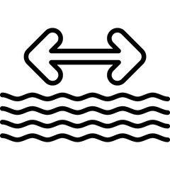 Racing Area Icon Vector Element