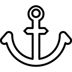 Anchor Icon Vector Element