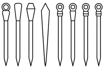 Letter Opener Line Art Creative Drawing for Unique Illustration Artwork  