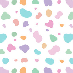 Colorful Amoeba-Shaped Pattern – A vibrant, abstract design with fluid, organic forms in bold hues. Perfect for modern digital designs, prints, and creative projects needing a unique touch.