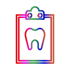 File line gradient icon