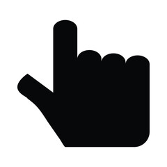 hand cursor icon, vector illustration